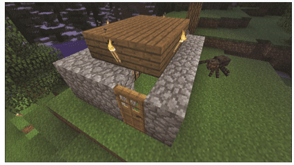Minecraft Finished Hut