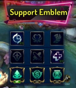 Best Emblem Configuration for Mathilda support emblem
