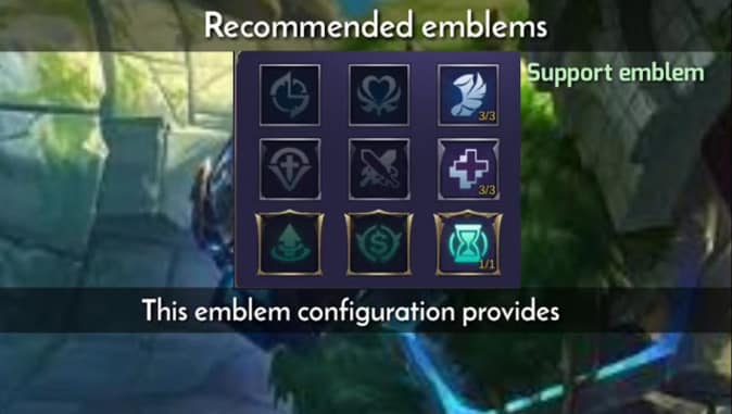 Mobile Legends Grock Recommended Emblems