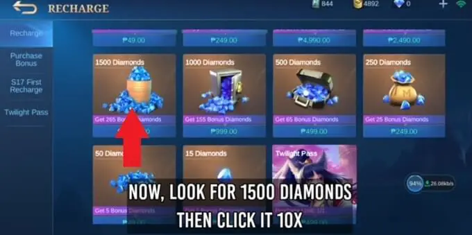 Mobile Legends Free Diamonds Tricks 2023 | Get Free 100k Diamonds