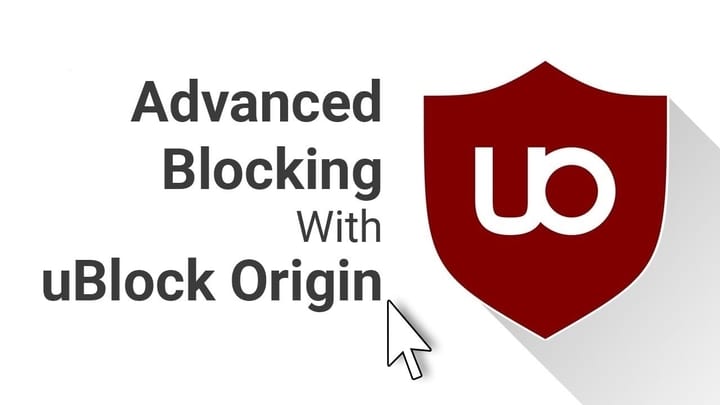 uBlock Origin chrome extension